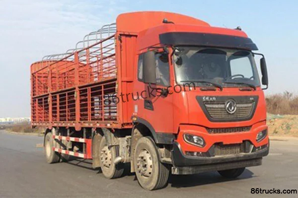 Dongfeng Commercial Vehicle Tianjin KR 292hp 6X2(8 wheels) livestock transport truck Exterior