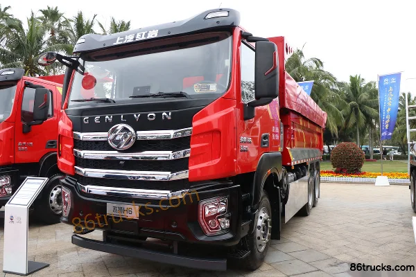SAIC Hongyan Genlyon H6 Heavy-Duty 480 hp 6X4(10 wheels) 6.2m Dump Truck (China VI) Exterior (3) | 86Trucks