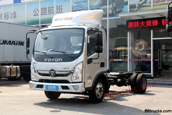 Foton Aoling Express 131 ch 4X2(6 roues) 4,14 m camion léger à cabine simple et benne fermée (ZF) (China VI) Extérieur (3) | 86Trucks