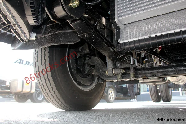 Foton Aoling Express 131 ch 4X2(6 roues) 4,14 m camion léger à cabine simple et benne fermée (ZF) (China VI) Châssis (2) | 86Trucks