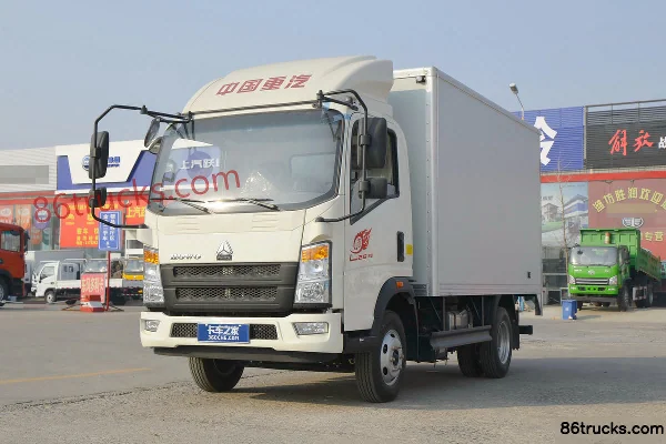 Sinotruk HOWO Wang Series 110 hp 4X2(6 wheels) 4.15m Single Row Van Light Truck Exterior (3) | 86Trucks
