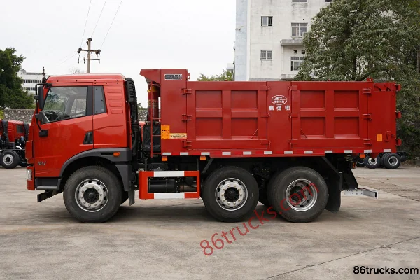 FAW Jiefang Qingdao Long V 220hp 6X2(8 wheels) 5.2m dump truck Exterior (3) | 86Trucks
