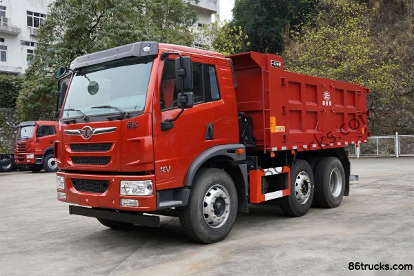 FAW Jiefang Qingdao Long V 220hp 6X2(8 wheels) 5.2m dump truck Exterior (2) | 86Trucks