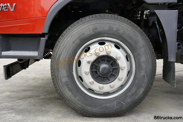 FAW Jiefang Qingdao Long V 220hp 6X2(8 wheels) 5.2m dump truck Chassis (2) | 86Trucks