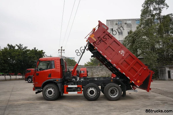 FAW Jiefang Qingdao Long V 220hp 6X2(8 wheels) 5.2m dump truck Body (2) | 86Trucks