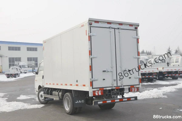 JAC Kaida X7 121 ch 4X2(6 roues) 4 m cabine simple camion fourgon Carrosserie (3) | 86Trucks