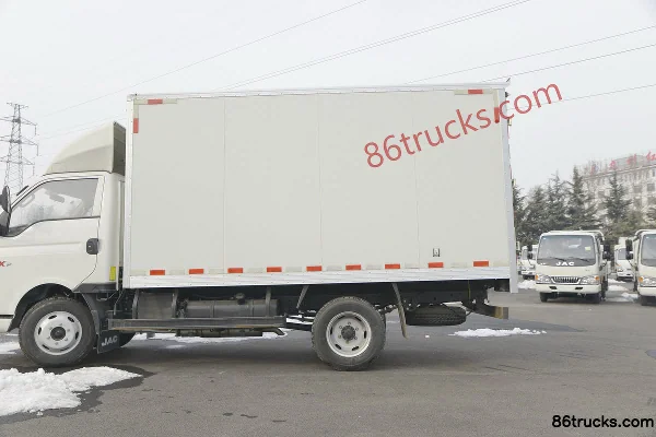JAC Kaida X7 121 ch 4X2(6 roues) 4 m cabine simple camion fourgon Carrosserie (2) | 86Trucks
