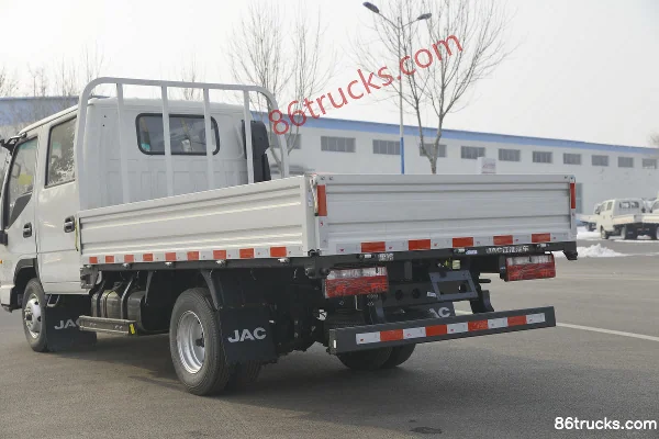 JAC Kangling 31 68 ch 4X2(6 roues) camion léger plateau à ridelles cabine double 3,05 m Carrosserie (3) | 86Trucks