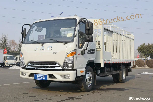 JAC Kangling J5 130 hp 4X2(6 wheels) 4.18m Single Row Grating Van Light Truck Exterior (3) | 86Trucks