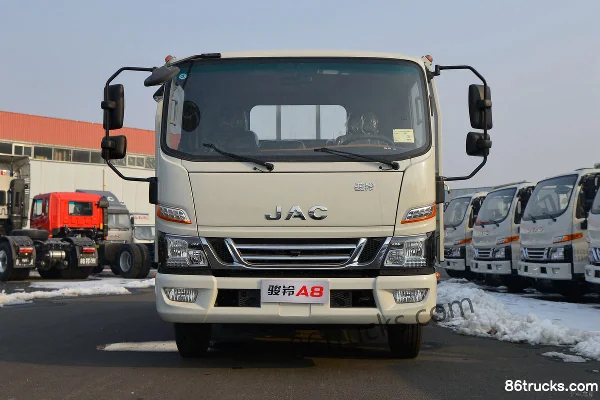 JAC Junling A8 160hp 4X2(6 wheels) 4.18m Single Row Flatbed Light Truck (China VI) (JAC 6-speed) Exterior (2) | 86Trucks