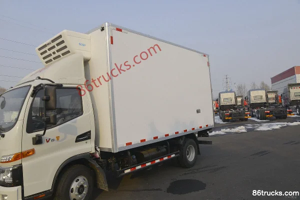 JAC Junling V6 156 ch 4X2(6 roues) camion frigorifique 3,7 m Carrosserie (1) | 86Trucks