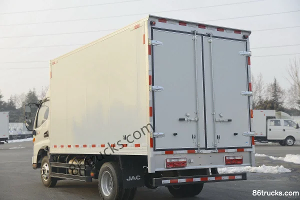 JAC Junling V6 120hp 4X2(6 wheels) 4.18m single-row van light truck Body (3) | 86Trucks