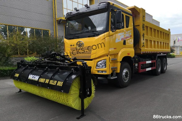 FAW Jiefang Qingdao JH6 heavy truck 400hp 6X4(10 wheels) snow removal truck (Huiqiang Heavy Industry) Exterior (3) | 86Trucks