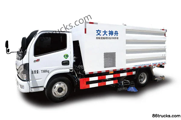 Dongfeng Duolika D6 127hp 4X2(6 wheels) vacuum truck (Jiaoda Shenzhou) (China VI) Exterior (2) | 86Trucks