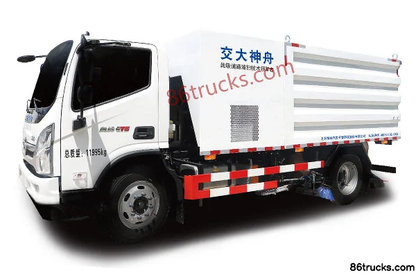 Jiaoda Shenzhou Jiaoda Shenzhou Foton Chassis vacuum sweeper truck