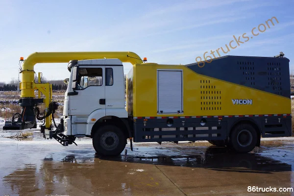 SHACMAN Delong New M3000 270 ch 4X2(6 roues) Camion de déneigement (Huiqiang Heavy Industry) Extérieur (3) | 86Trucks
