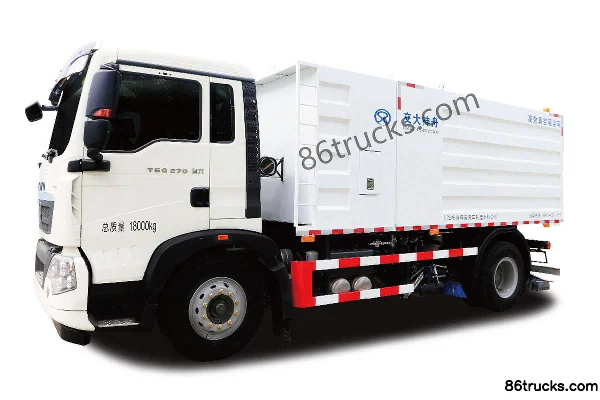 Sinotruk HOWO T5G 270 hp 4X2(6 wheels) vacuum truck (Jiaoda Shenzhou brand) (China VI) Exterior (2) | 86Trucks
