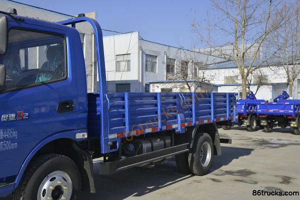 Feidi D2 Series 95 hp 4X2(6 wheels) 4.17m Single Row Flatbed Light Truck Body (1) | 86Trucks