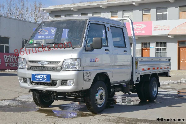 Foton Yuling VQ1 1.5L 116 hp 4X2(6 wheels) Gasoline 2.5m Double Row Flatbed Mini Truck (China VI) Exterior (3) | 86Trucks