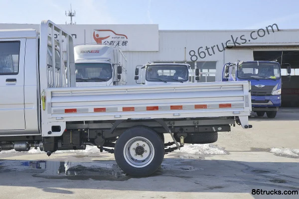 Foton Yuling VQ1 1.5L 116 hp 4X2(6 wheels) Gasoline 2.5m Double Row Flatbed Mini Truck (China VI) Body (2) | 86Trucks