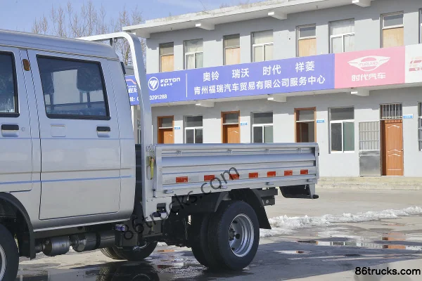 Foton Yuling VQ1 1.5L 116 hp 4X2(6 wheels) Gasoline 2.5m Double Row Flatbed Mini Truck (China VI) Body (1) | 86Trucks