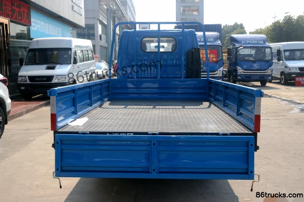 Yuejin Fuxing S80 95hp 4X2(6 wheels) 3.05m double-row flatbed mini truck (China VI) Body (3) | 86Trucks