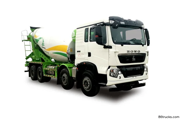 Sinotruk HOWO TX-W heavy truck Luxury Edition 340 hp 8X4(12 wheels) 7.82 m³ concrete mixer truck (Shenzhou Yongda brand)