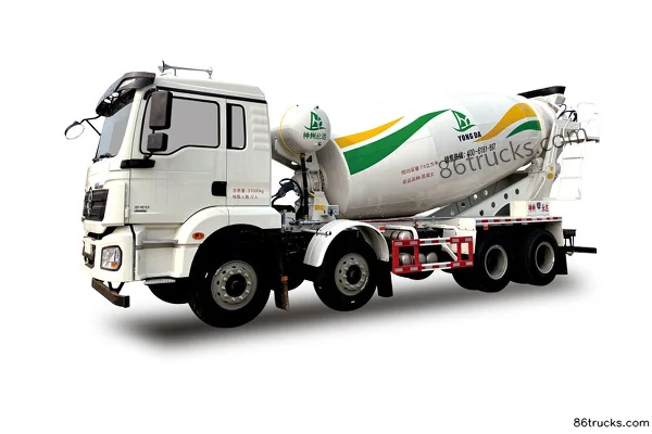 SHACMAN Delong M3000 340 hp 8X4(12 wheels) 7.68 m³ concrete mixer truck (Shenzhou Yongda brand) (AYD5315GJBSX30) Exterio