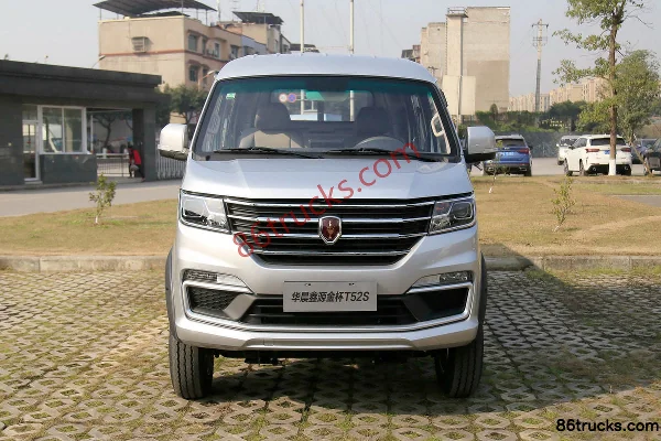 Jinbei T52S Standard 1.6L 116hp 4X2(6 wheels) Gas 3m Double Row Flatbed Micro Truck (China VI) Exterior (2) | 86Trucks