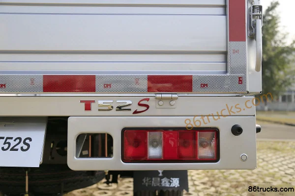 Jinbei T52S Standard 1.6L 116hp 4X2(6 wheels) Gas 3m Double Row Flatbed Micro Truck (China VI) Body (3) | 86Trucks