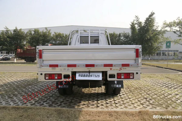 Jinbei T52S Standard 1.6L 116hp 4X2(6 wheels) Gas 3m Double Row Flatbed Micro Truck (China VI) Body (1) | 86Trucks