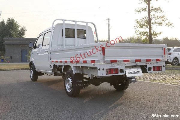 Jinbei Xinka S52 version standard 123 ch 4X2(6 roues) essence camion plateau double cabine 2,55 m (China VI) Carrosserie (2) | 86Trucks