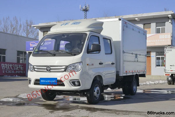 Foton Xiangling M2 Luxe 1.6L 122 ch 4X2(6 roues) essence 3,3 m cabine avancée fourgon à toit ouvrant micro camion Extérieur (3) | 86Trucks