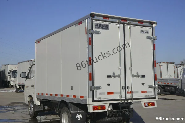 Foton Xiangling M2 Deluxe 1.6L 122hp 4X2(6 wheels) Gasoline 3.7m Single Row Van Mini Truck (China VI) Body (3) | 86Trucks