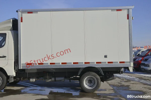 Foton Xiangling M2 Deluxe 1.6L 122hp 4X2(6 wheels) Gasoline 3.7m Single Row Van Mini Truck (China VI) Body (2) | 86Trucks