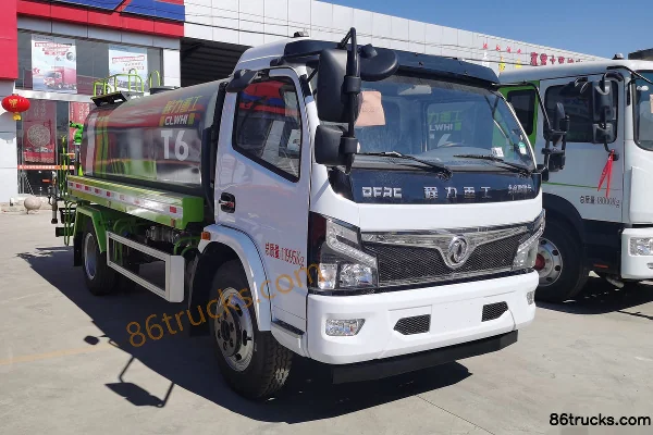 Dongfeng Furui Ka F7 150hp 4X2(6 wheels) green water sprinkler truck (Chengli Heavy Industry) Exterior (2) | 86Trucks