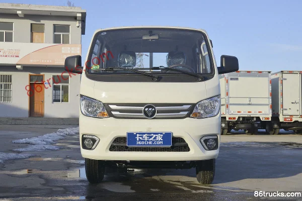 Foton Xiangling M1 Comfort 1.6L 122hp 4X2(6 wheels) Gasoline 2.55m Double Row Flatbed Mini Truck Exterior (2) | 86Trucks