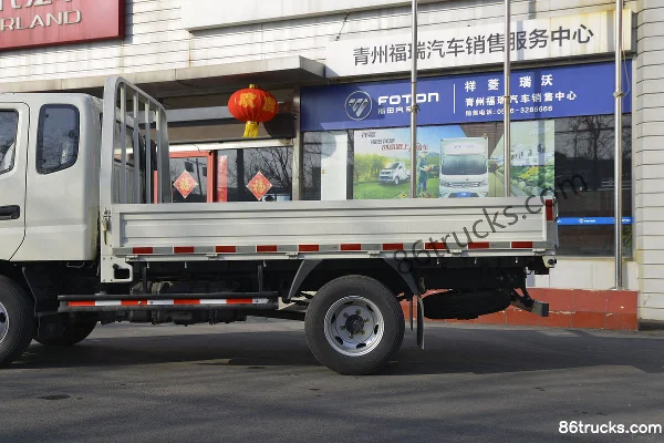 Foton Times M1 88hp 4X2(6 wheels) 3.25m Extended Cab Stake Truck Light Truck Body (2) | 86Trucks