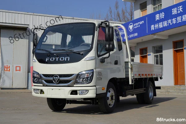 Foton Times Xiaoka Star 5 88 hp 4X2(6 wheels) 3.25m Semi-row Flatbed Light Truck Exterior (3) | 86Trucks