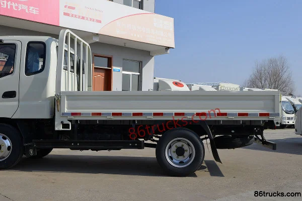 Foton Times Xiaoka Star 5 88 hp 4X2(6 wheels) 3.25m Semi-row Flatbed Light Truck Body (2) | 86Trucks