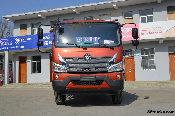 Foton Times Leader ES5 170hp 4X2(6 wheels) 5.8m Semi-row Flatbed Cargo Truck Exterior (2) | 86Trucks