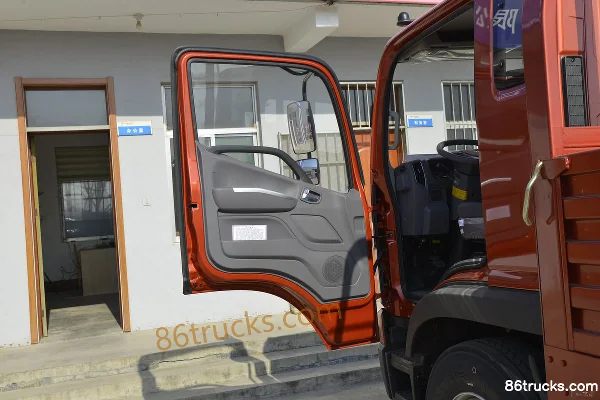 Foton Times Leader ES5 170hp 4X2(6 wheels) 5.8m Semi-row Flatbed Cargo Truck Cab (1) | 86Trucks