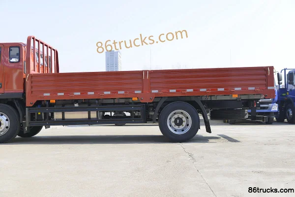 Foton Times Leader ES5 170hp 4X2(6 wheels) 5.8m Semi-row Flatbed Cargo Truck Body (2) | 86Trucks