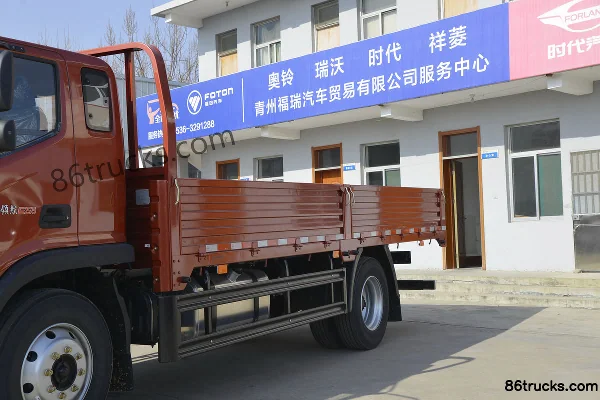 Foton Times Leader ES5 170hp 4X2(6 wheels) 5.8m Semi-row Flatbed Cargo Truck Body (1) | 86Trucks