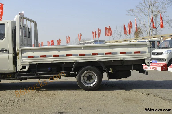 Foton Times Xiaoka Star 1 confort 88 ch 4X2(6 roues) camion plateau à ridelles double cabine 3,1 m Carrosserie (2) | 86Trucks