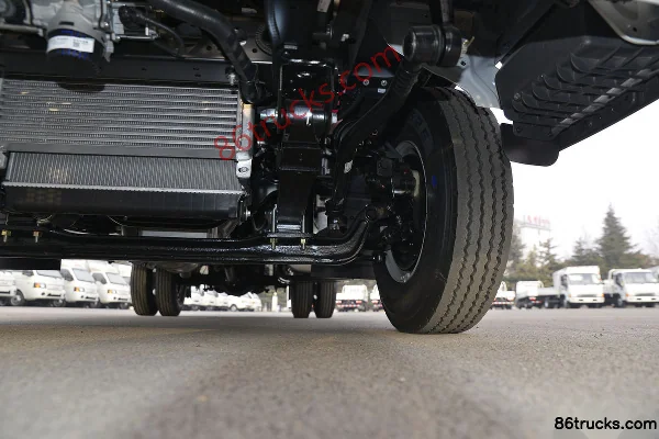 JAC Shuailing E Medium 132 ch 4X2(6 roues) 4,235 m camion plateau à ridelles cabine simple Châssis (3) | 86Trucks