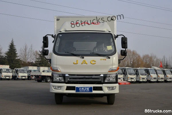 JAC Shuailing E Medium Body 132 hp 4X2(6 wheels) 4.15m Single Row Van Light Truck Exterior (2) | 86Trucks