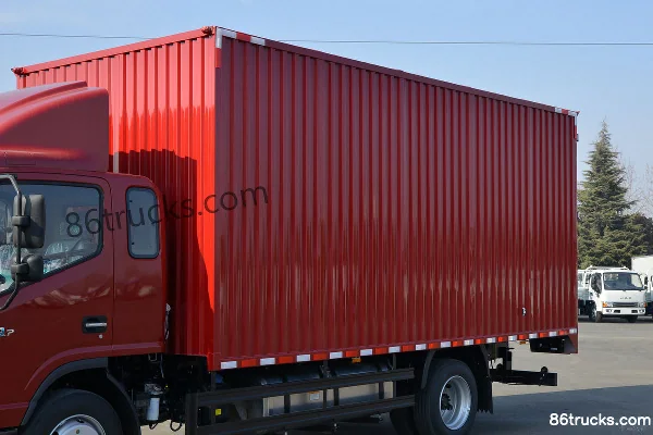 JAC Shuailing Q7 154 hp 4X2(6 wheels) 4.845m semi-row box light truck Body (1) | 86Trucks