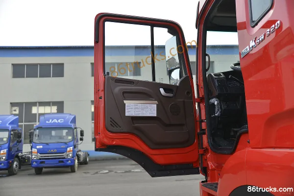 JAC Gallop K5X Heavy Truck 290 hp 8X2(10 wheels) 9.5m Van Cargo Truck Cab (1) | 86Trucks