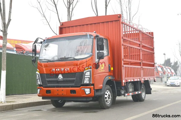 Sinotruk HOWO série Wang 160 ch 4X2(6 roues) camion léger à ridelles 4,15 m cabine simple (8 vitesses) Extérieur (3) | 86Trucks